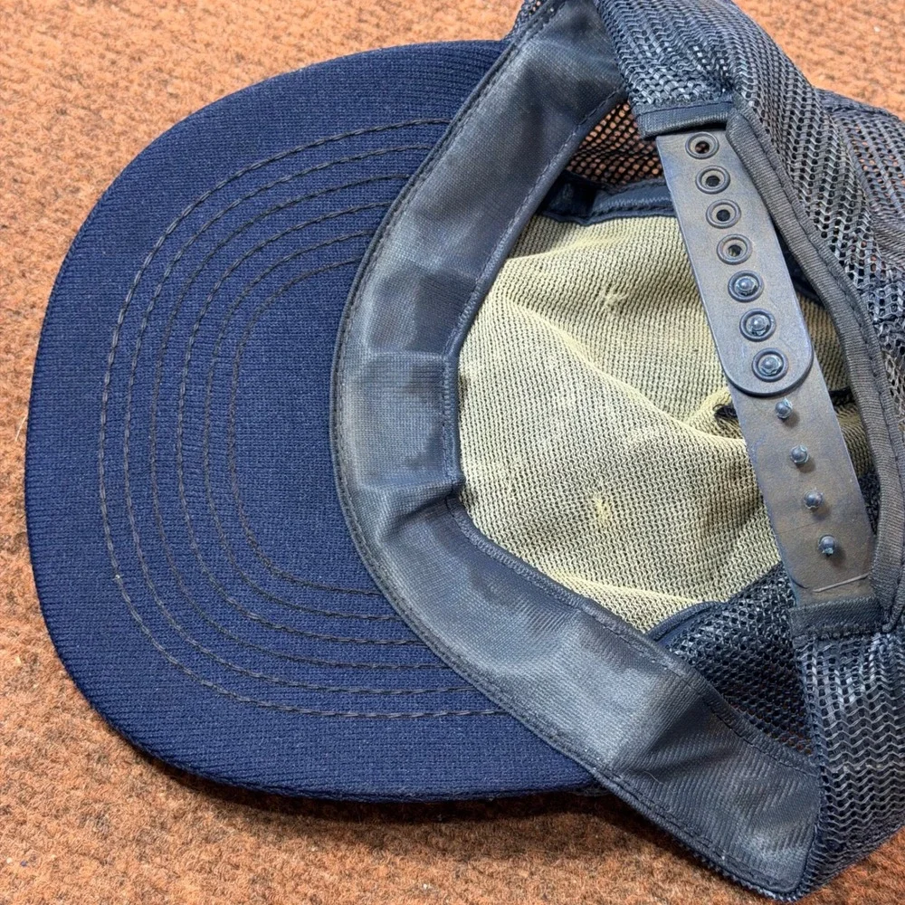 Miller Lite Beer Trucker Hat Navy Blue Mesh Snapback A Fine Pilsner Beer Crest